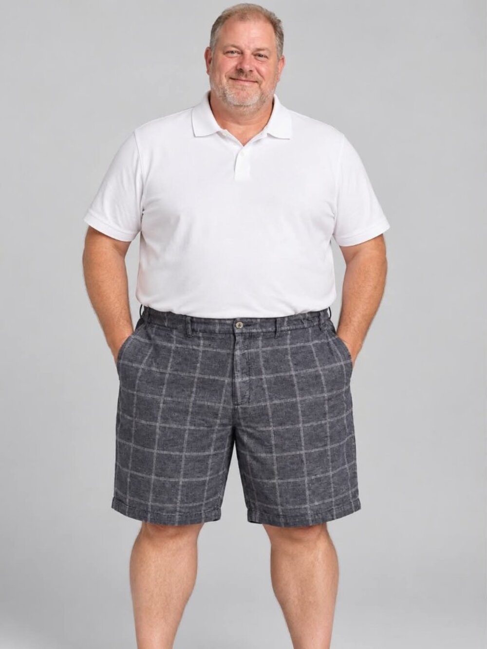 Goodfellow and Company Mens Linden Plaid Shorts Size 46 skuj